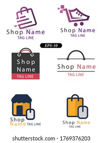 New logo design for shopping 