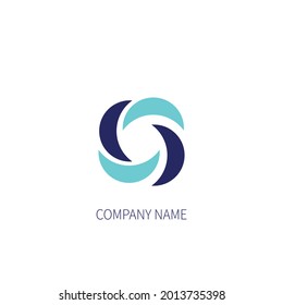 Nuevo logo diseño vectorial arte abstracto marca del logo de la compañía