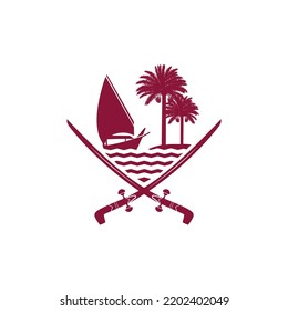 new logo or emblem for The State of Qatar - Qatar National day - Sports day