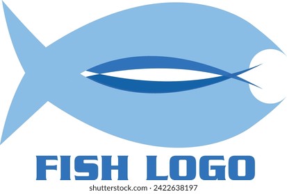 new logo for fish company. vector logo design.