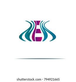 New logo illustration typographic vector isolated background