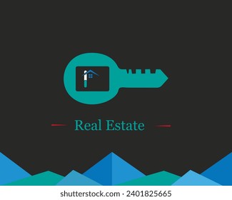 new i logo real estate for branding company. construction template vector illustration for your brand.2024