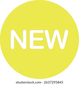 NEW - NEW LOGO in Yellow circle