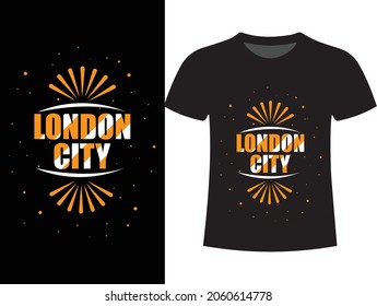 New London city t-shirt Design 