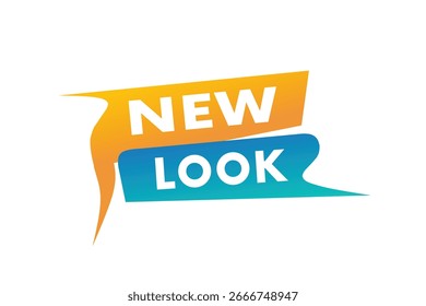 Anuncio de aspecto Nuevo Elementos de arte Vector de diseño EPS. Oferta Venta o producto para publicidad, Elementos sociales.