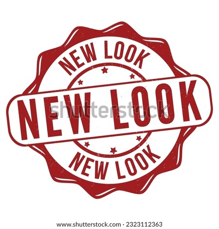 New look grunge rubber stamp on white background, vector illustration