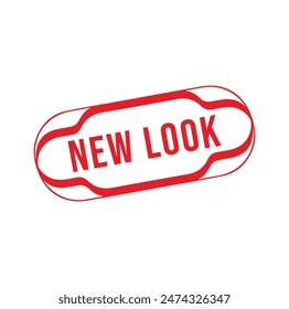 Nuevo diseño de sello de goma. ILUSTRACIÓN VECTORIAL.