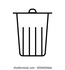 new looking trash icon design vector