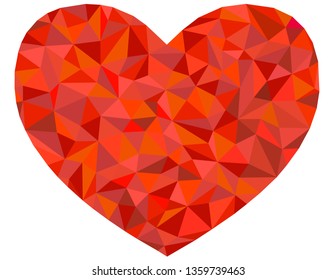 New Low Poly - Red Heart