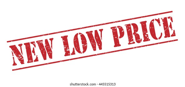 New Low Price Vector Stamp On White Background