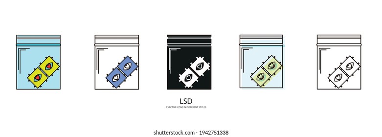 nuevo icono de tipo vectorial lsd