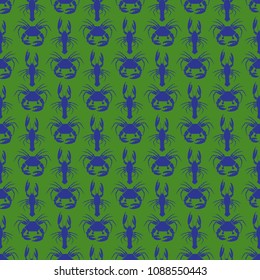 New magic background animal crab clam.