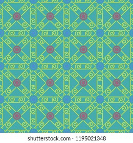 New magical abstract background multicolor seamless.