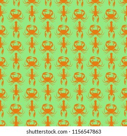New magical background animal crab clam.