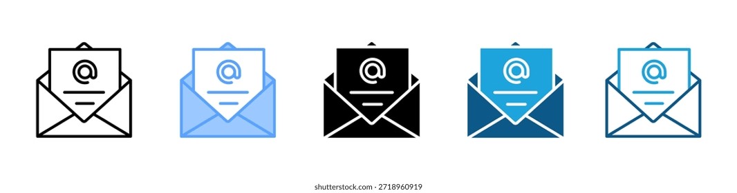 Novo ícone de Email define várias coleções de estilos