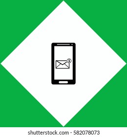 New mail  icon Vector design.