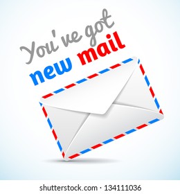 new mail vector symbol