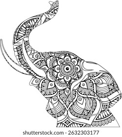 New Mandala Animal Coloring Page for Kids