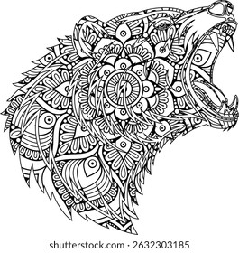 New Mandala Animal Coloring Page for Kids