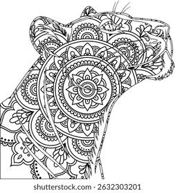 New Mandala Animal Coloring Page for Kids