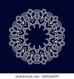 New mandala art designs vector illustration