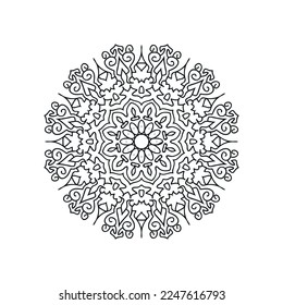 New mandala art designs vector illustration