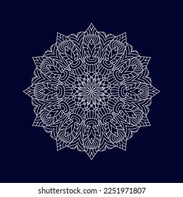 New mandala art designs vector illustration