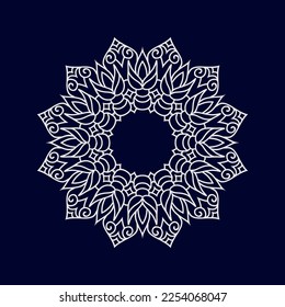 Neue mandalische Kunstdesigns, Vektorgrafik