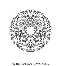 New mandala art designs vector illustration