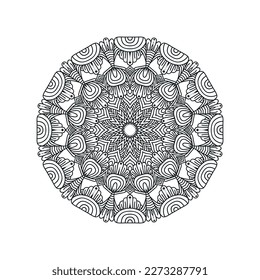 New mandala art designs vector illustration