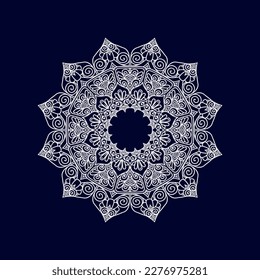 Nueva ilustración de vector de arte mandala