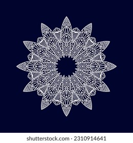 Nueva ilustración de vector de arte mandala