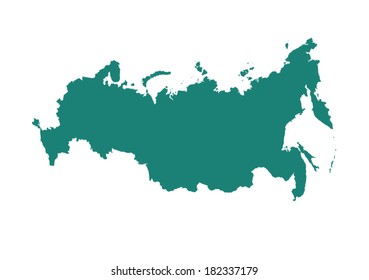 New map of Russia