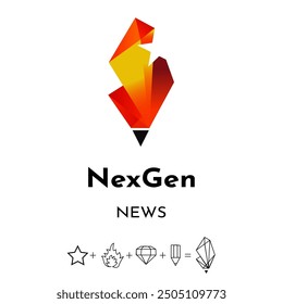New and Media Agency name and logo