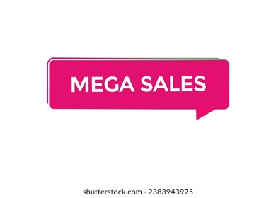  nuevo sitio web de mega ventas, botón de clic, nivel, signo, discurso, banner de burbuja, 
