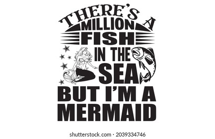 New mermaid t shirt design
