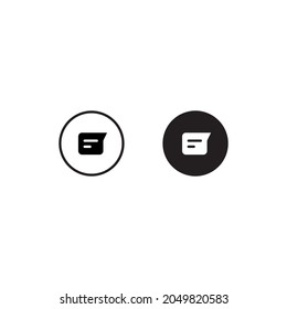 New Message Button Icon Vector. Write Chat Images