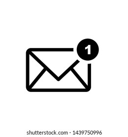 New Message Or Email Notification Icon Symbol Vector