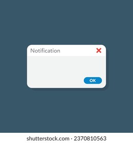 New message icon in flat style. Incoming inbox email vector illustration on isolated background. Bubble notification sign business concept.