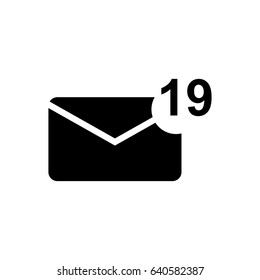 new message letter icon illustration isolated vector sign symbol