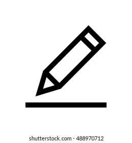 New message line icon. Pixel perfect fully editable vector icon suitable for websites, info graphics and print media.