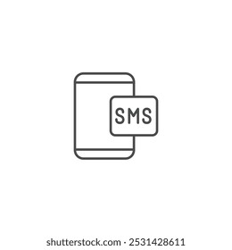 Vector de símbolo de notificación de mensaje Nuevo
