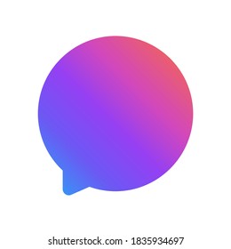 New Message, Speech Bubble. Vector icon