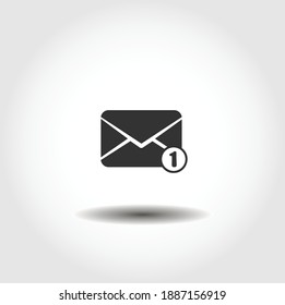 new messages isolated vector icon. interface element