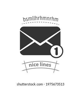 new messages simple icon. unread letter isolated sign. new messages simple icon. unread letter isolated sign. new messages simple icon. unread letter isolated sign. 