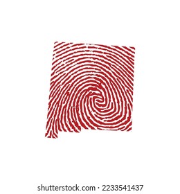 New Mexico and Fingerprint Vector Design 001