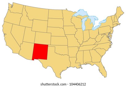 New Mexico Locate Map