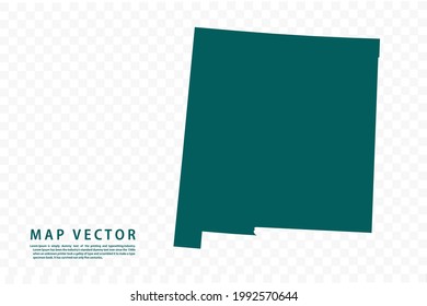 NEW MEXICO map High Detailed on white background. Abstract design vector illustration eps 10