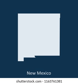 New Mexico map vector