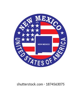 New Mexico Map Vector , Country Logo